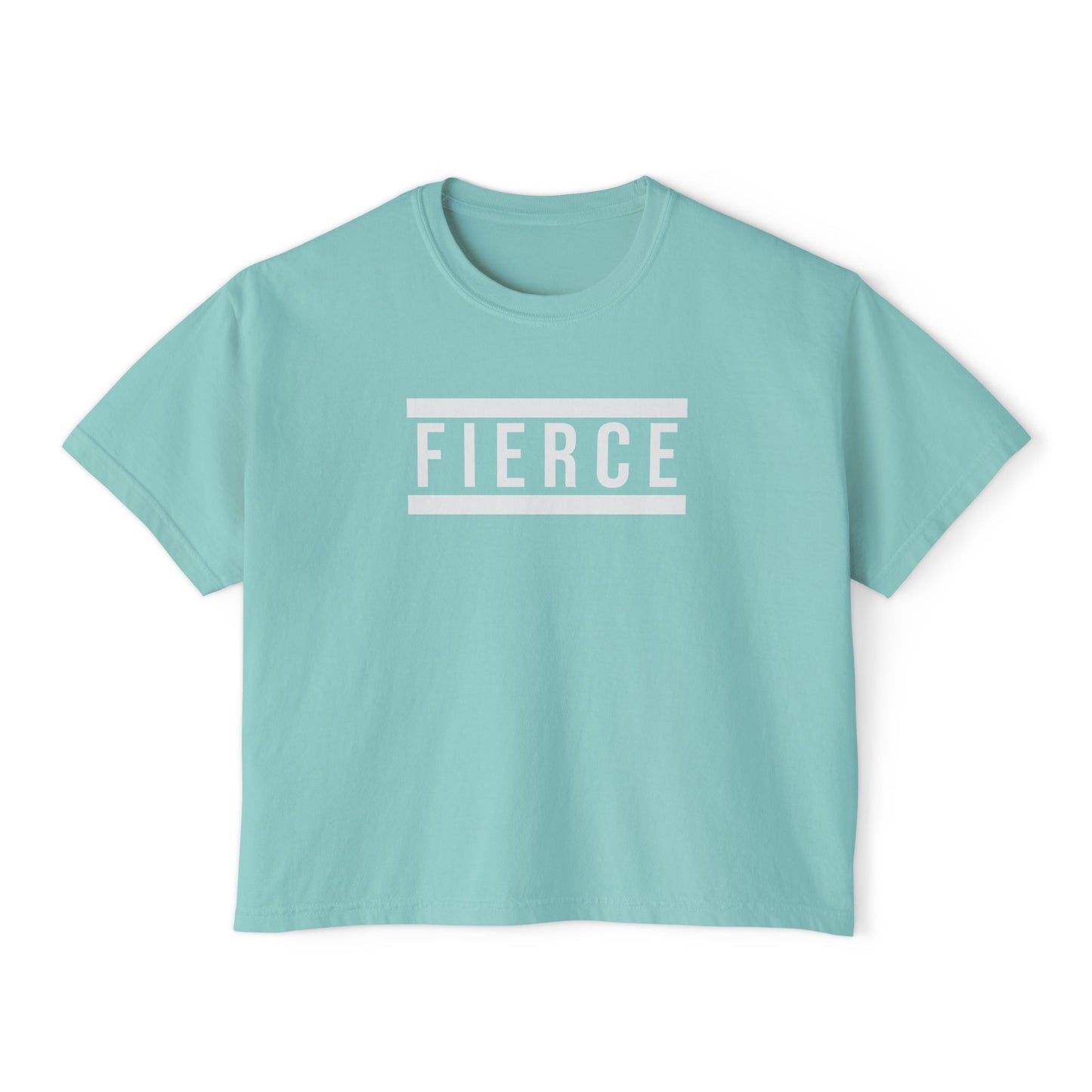 FIERCE | Heavyweight Cropped T-Shirt – Premium Cotton, Minimalist Statement – CAN