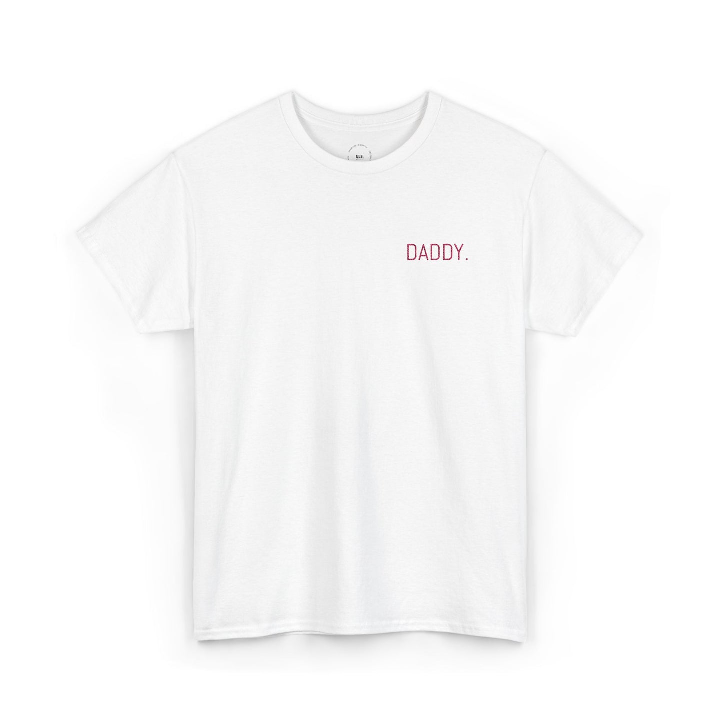 PAPA. | T-shirt brodé en coton épais – Unisexe, minimaliste – CAN