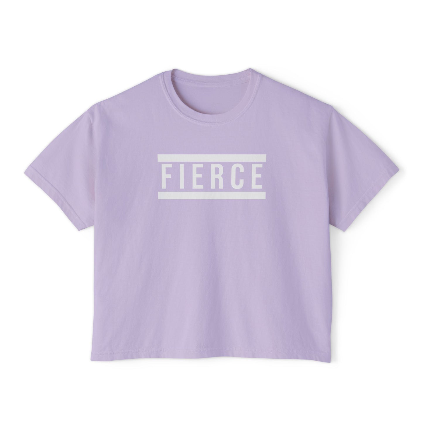 FIERCE | Heavyweight Cropped T-Shirt – Premium Cotton, Minimalist Statement – CAN