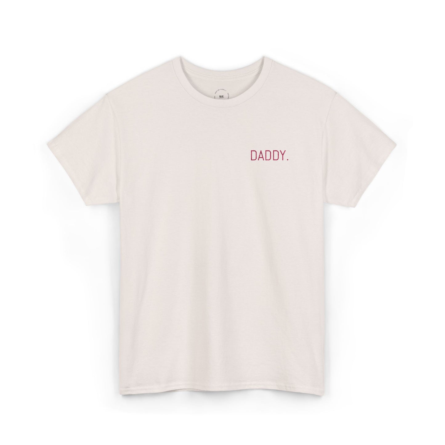 PAPA. | T-shirt brodé en coton épais – Unisexe, minimaliste – CAN