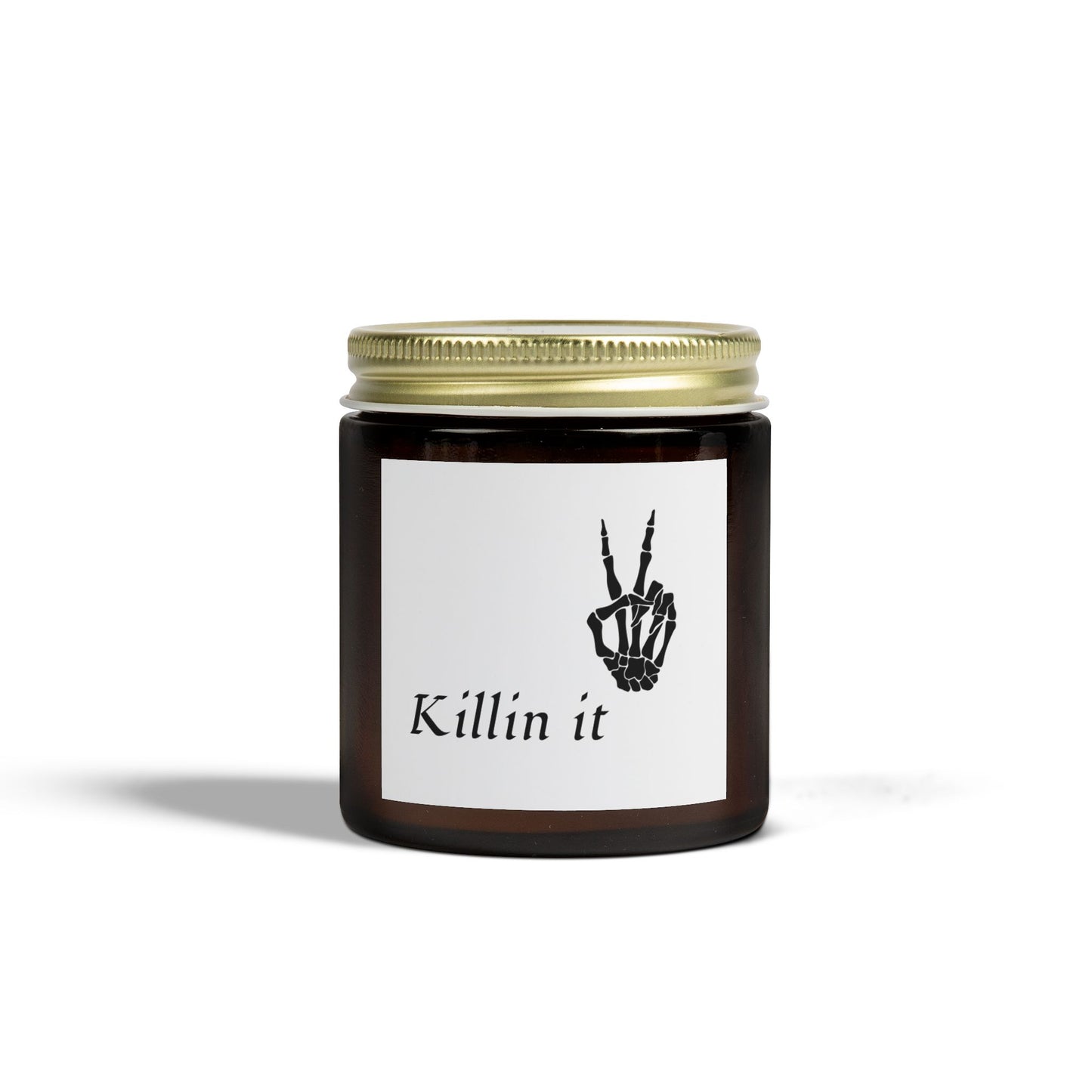 Killin’ It – Scented Coconut Apricot Wax Candle (9oz) - CAN