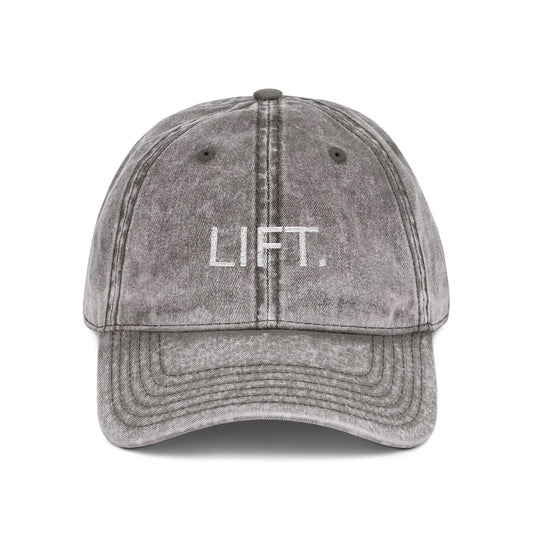 LIFT. Embroidered Vintage Hat