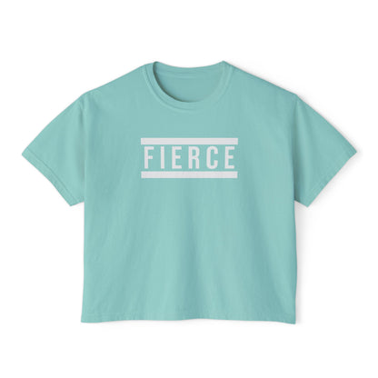 FIERCE | Heavyweight Cropped T-Shirt – Premium Cotton, Minimalist Statement – CAN
