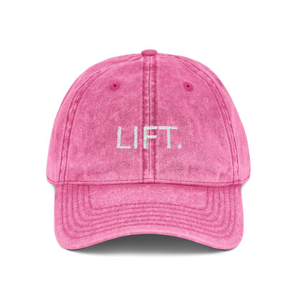 LIFT. Embroidered Vintage Hat
