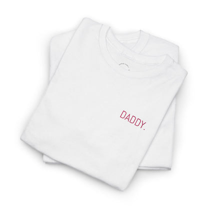 PAPA. | T-shirt brodé en coton épais – Unisexe, minimaliste – CAN