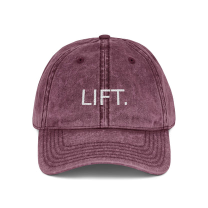 LIFT. Embroidered Vintage Hat - CAN