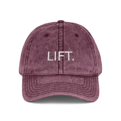 LIFT. Embroidered Vintage Hat