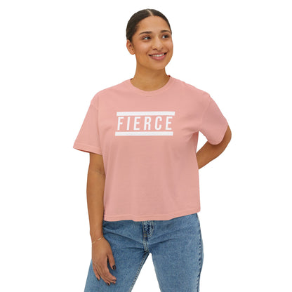FIERCE | Heavyweight Cropped T-Shirt – Premium Cotton, Minimalist Statement – CAN