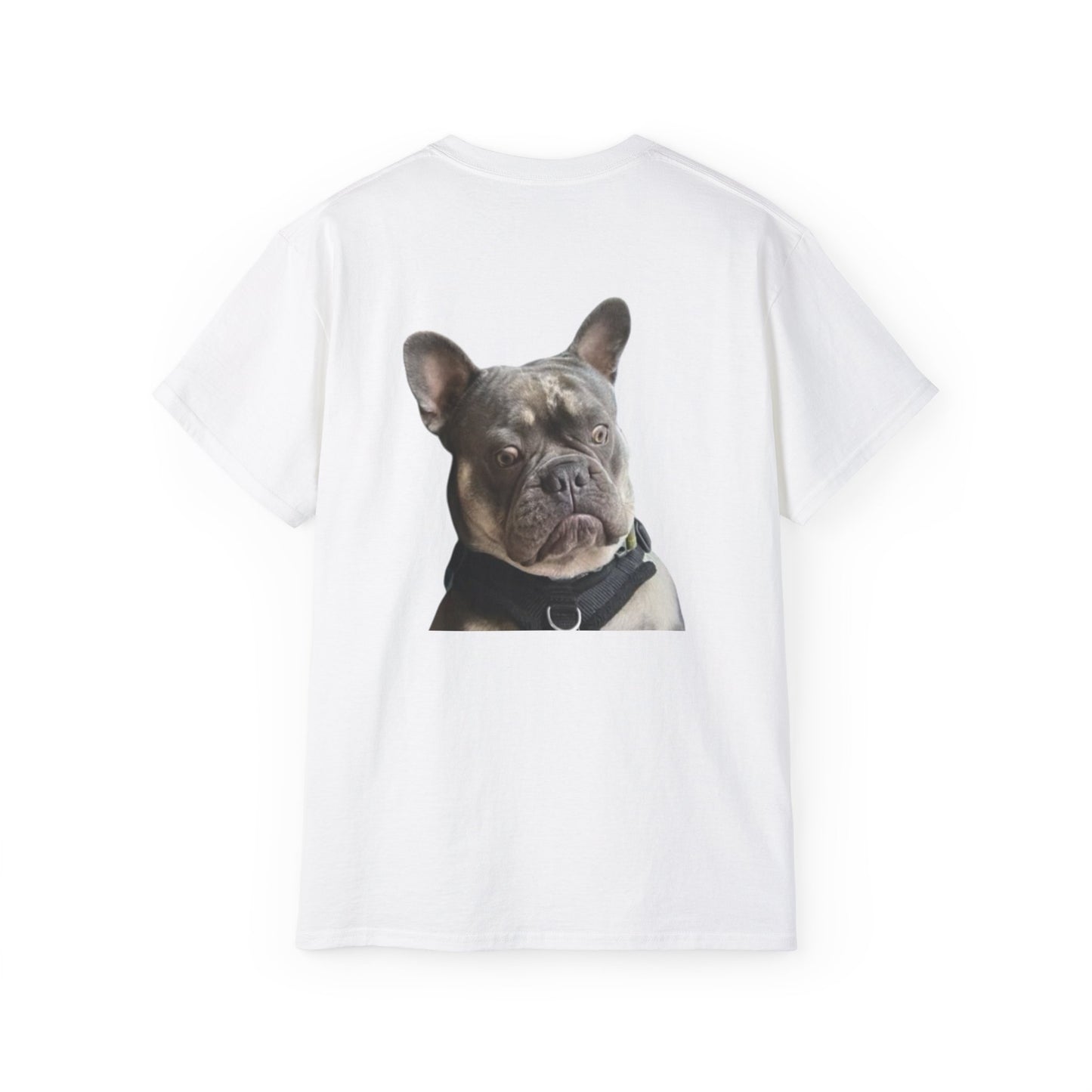 T-shirt graphique « Énergie du personnage principal » – Bouledogue français – CAN