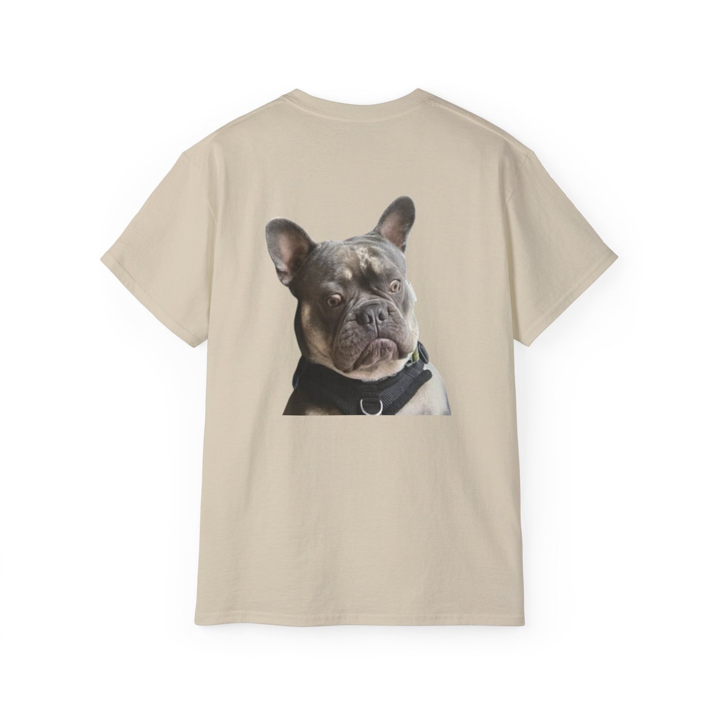 T-shirt graphique « Énergie du personnage principal » – Bouledogue français – CAN