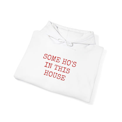 Some Ho’s in This House Embroidered Hoodie – Christmas Drop