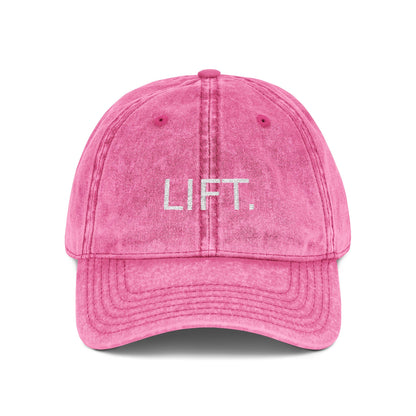 LIFT. Embroidered Vintage Hat - CAN